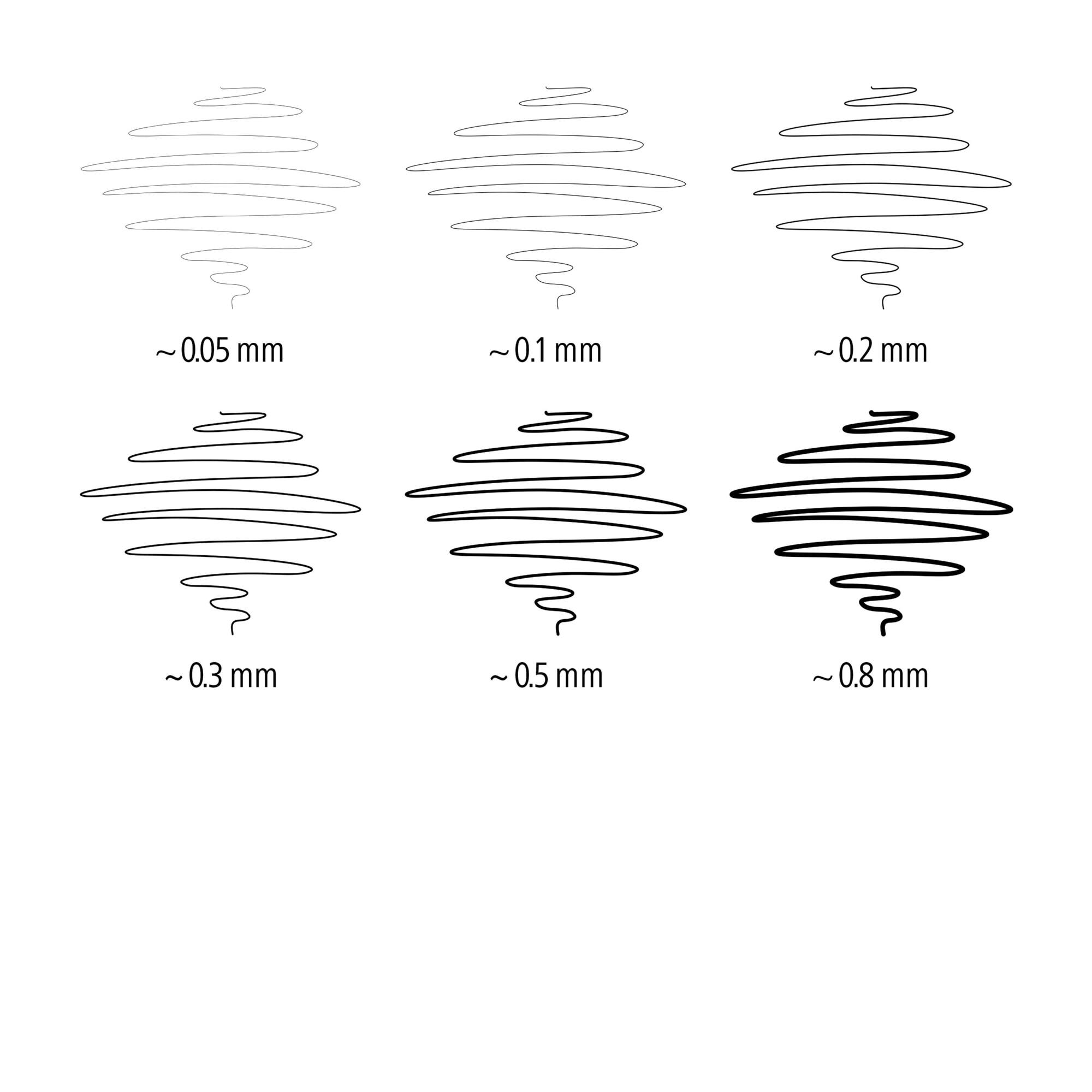 STAEDTLER® Black 6 Piece Pigment Liner Set